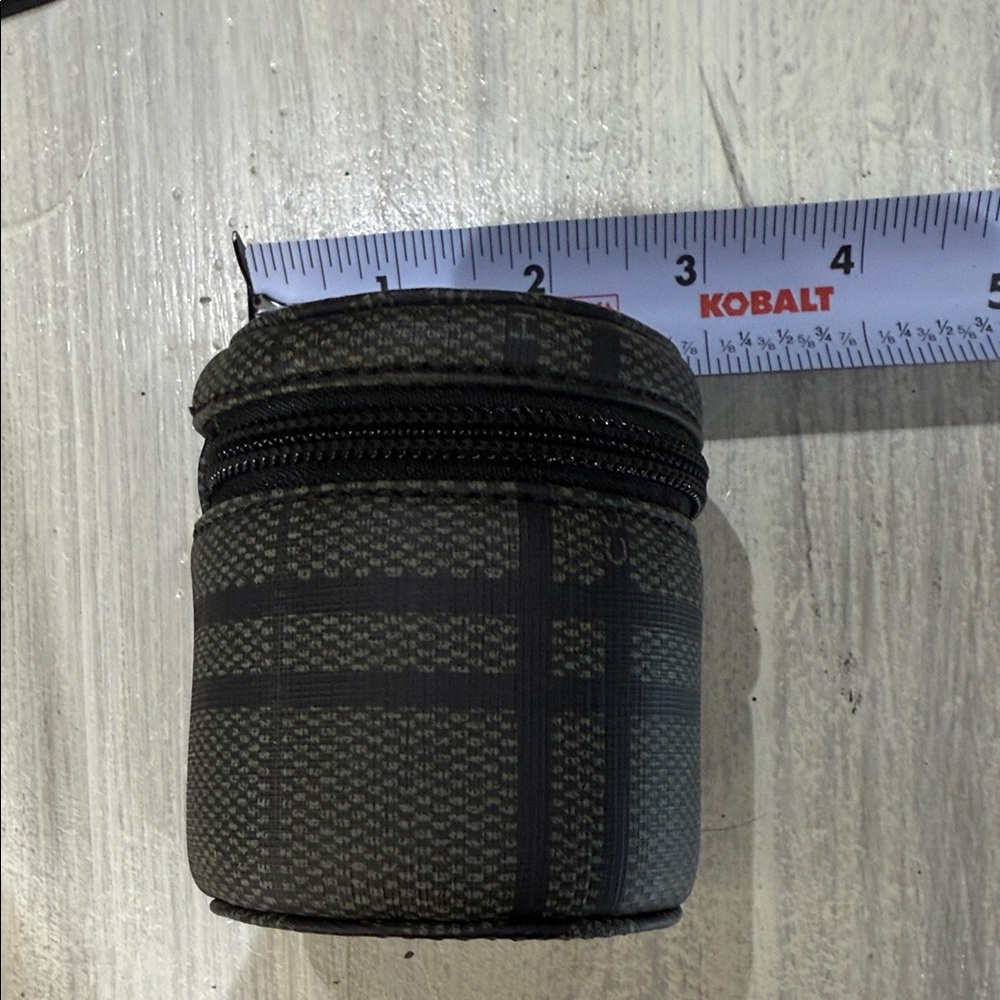 Coach World Travel Adapter Black and Gray Checkered Case - Picture 10 of 10